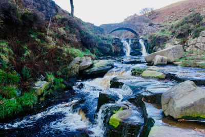 Captured at Three Shires Head, one of the Peak District's most scenic waterfalls.