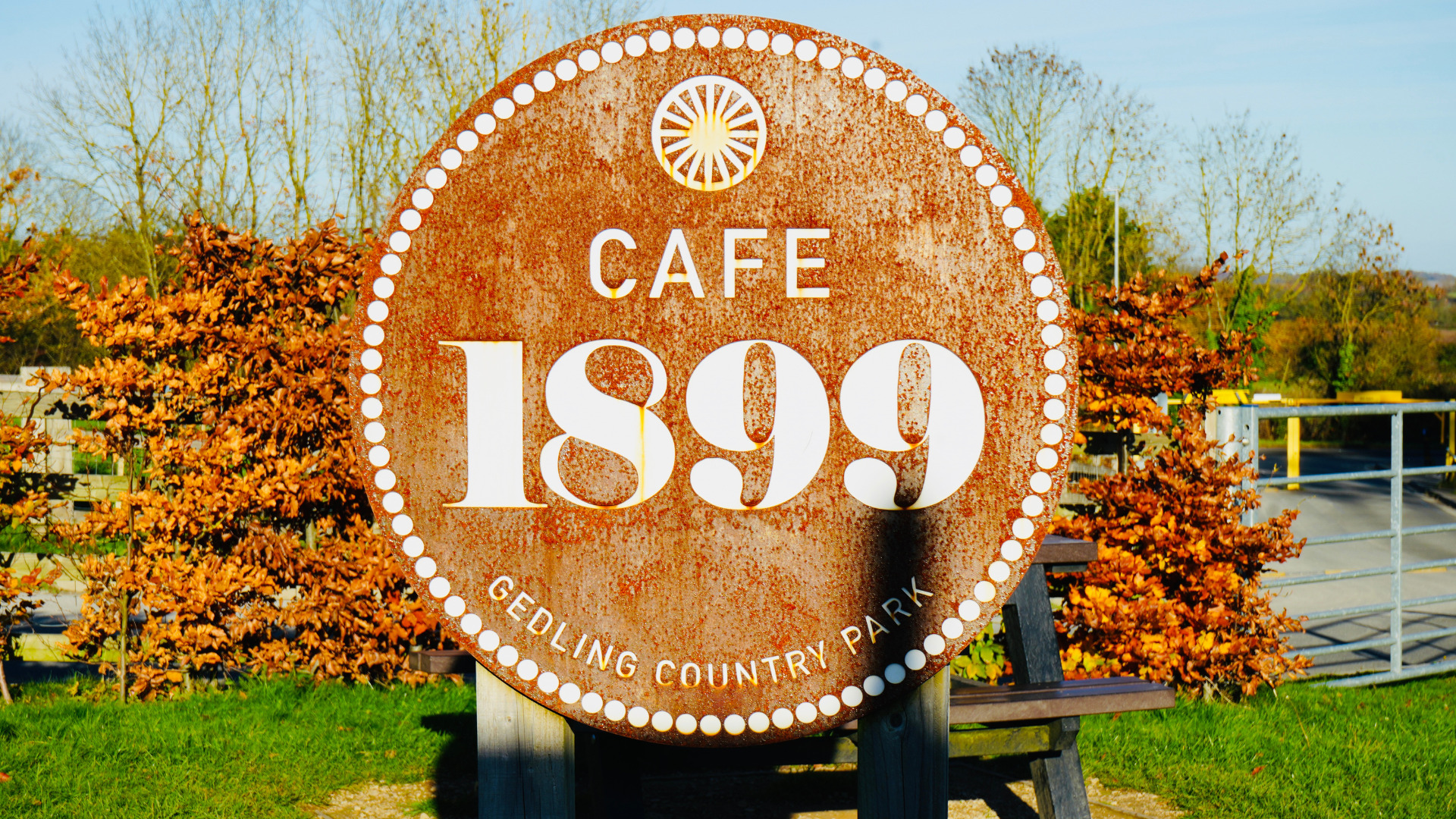 1899_Cafe_Gedling_Country_Park Cafe Sign At Gedling Country Park