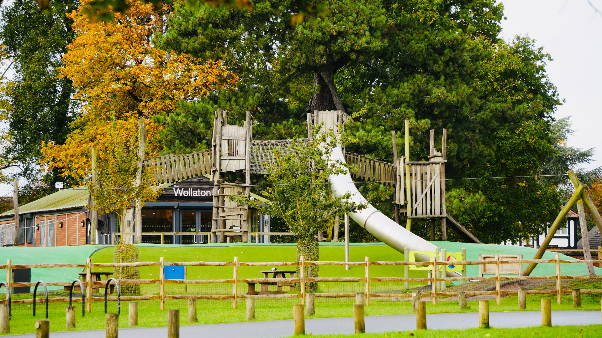 Kids play area at Wollaton Hall and Deer Park