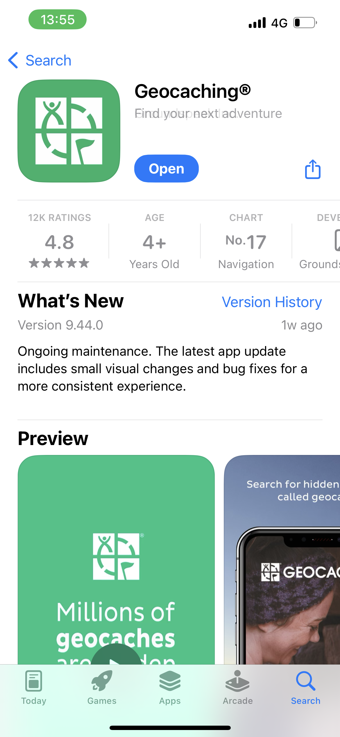 Geocaching App