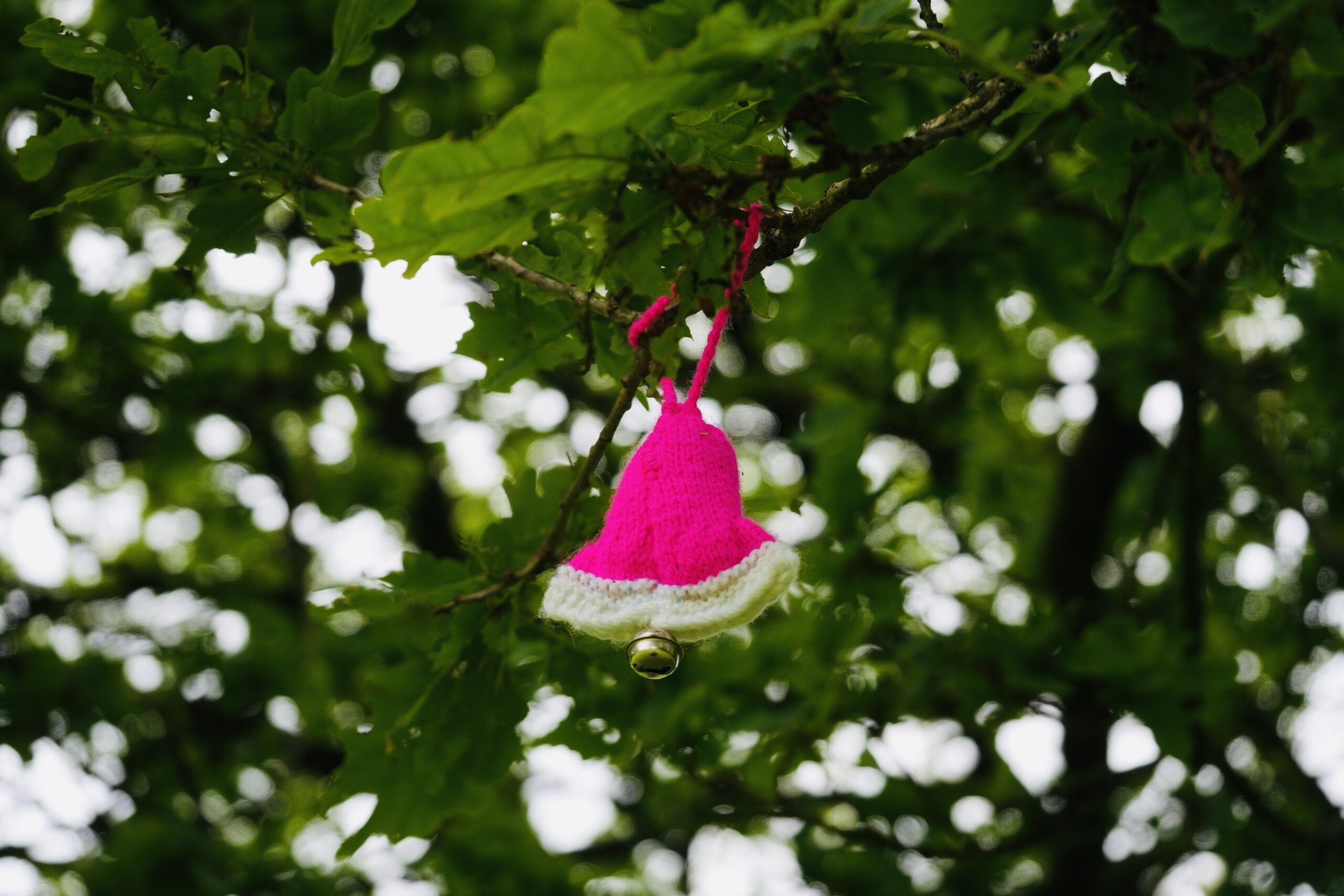 Nine ladies hanging bell tree