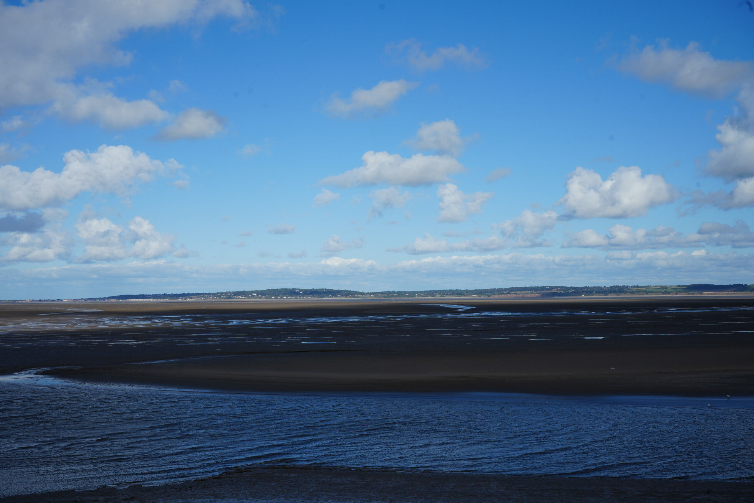 The Duke of Lancaster is docked and this is the view.