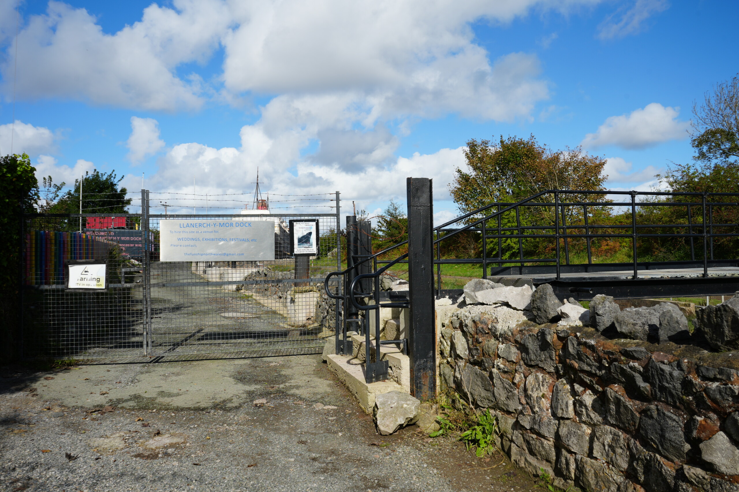To get to The Duke Of Lancaster, you must go over the bridge
