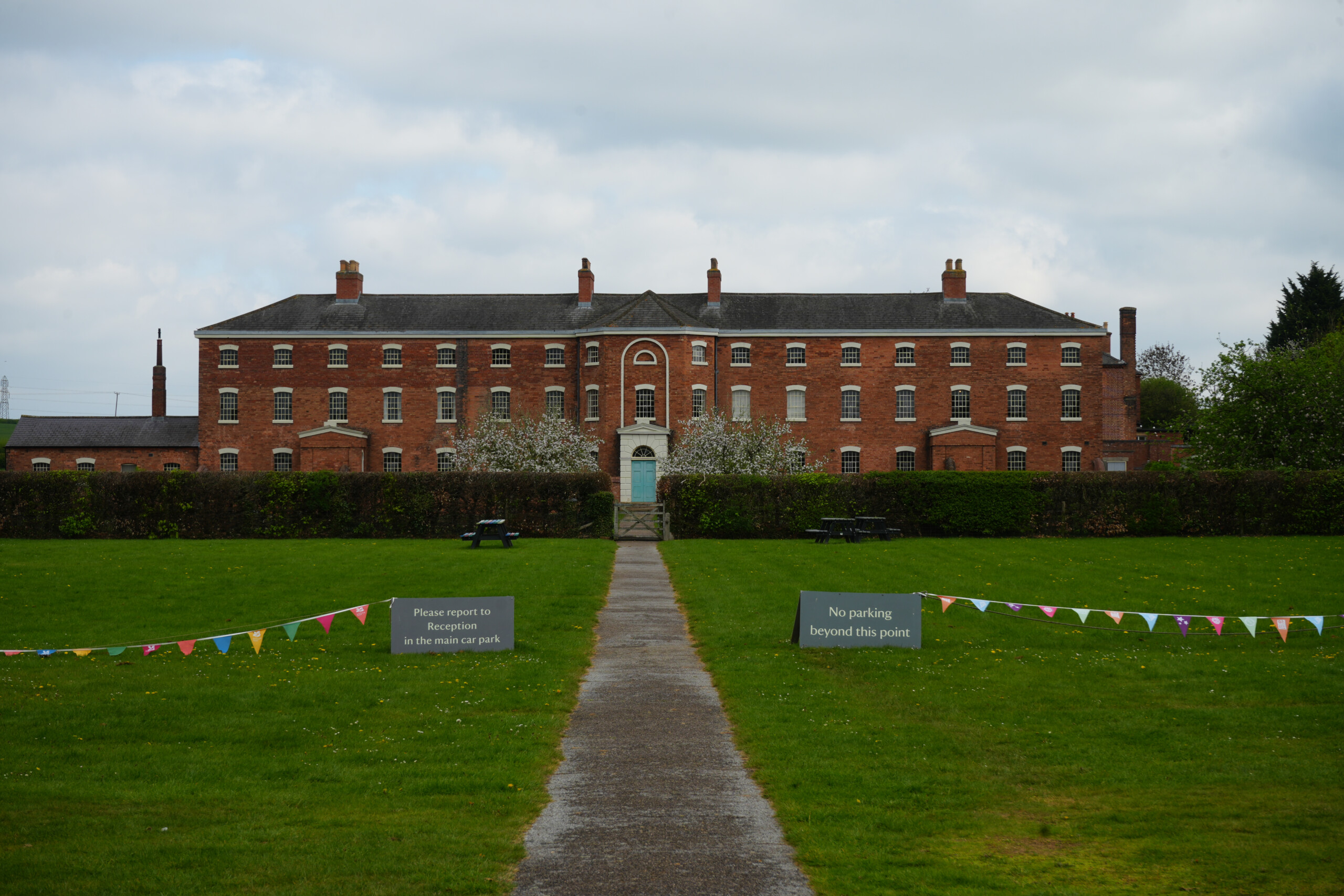 Historic Workhouse Building With Red Brick Exterior Southwell Nottinghamshire England The Workhouse in Southwell